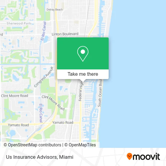 Us Insurance Advisors map