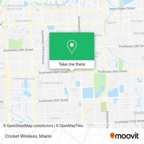 Cricket Wireless map