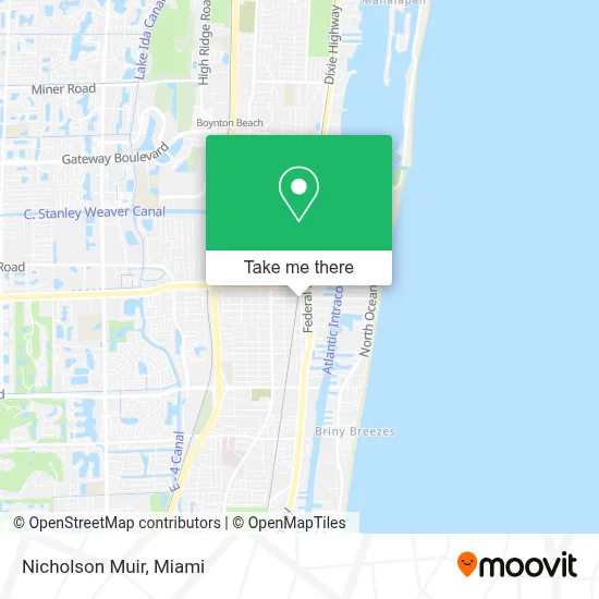 Nicholson Muir map