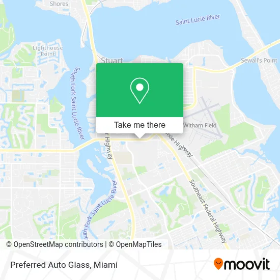 Preferred Auto Glass map