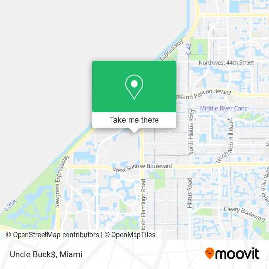 Uncle Buck$ map