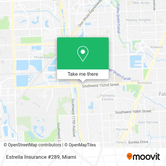 Estrella Insurance #289 map