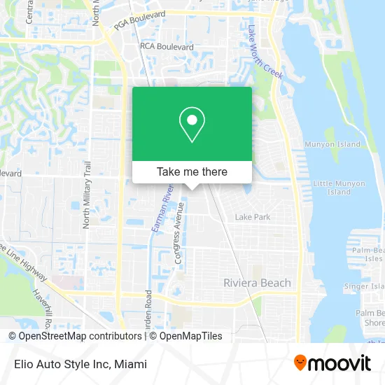 Elio Auto Style Inc map