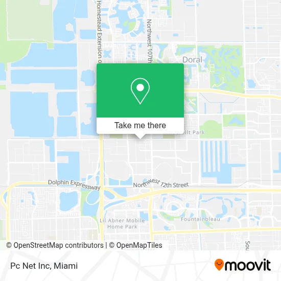 Pc Net Inc map