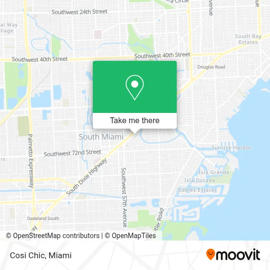 Cosi Chic map
