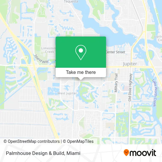 Palmhouse Design & Build map