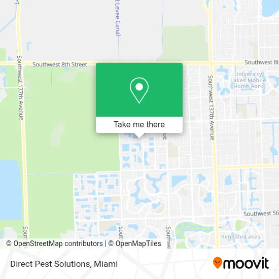Direct Pest Solutions map