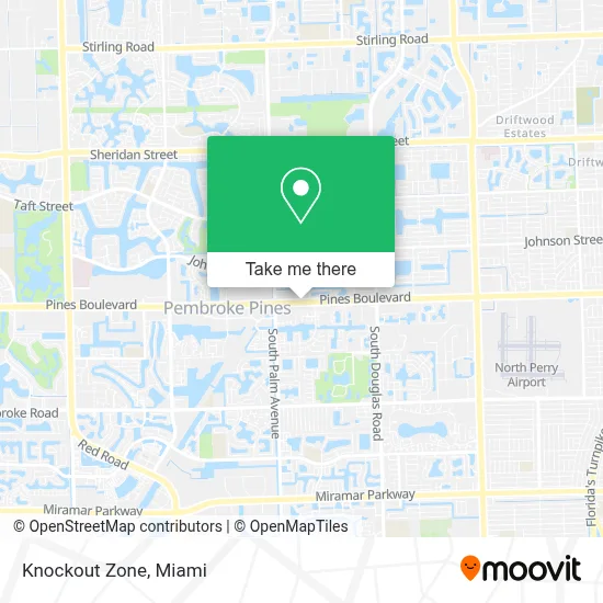 Knockout Zone map