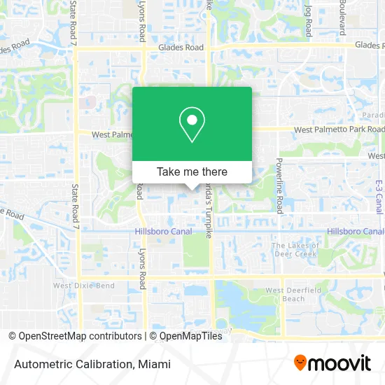 Autometric Calibration map