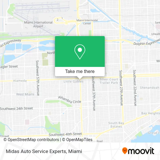 Midas Auto Service Experts map