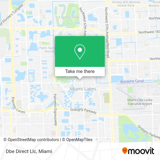 Dbe Direct Llc map
