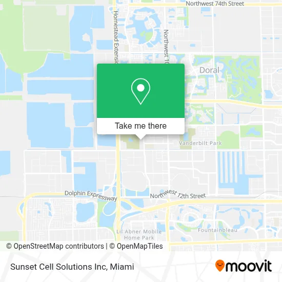 Sunset Cell Solutions Inc map