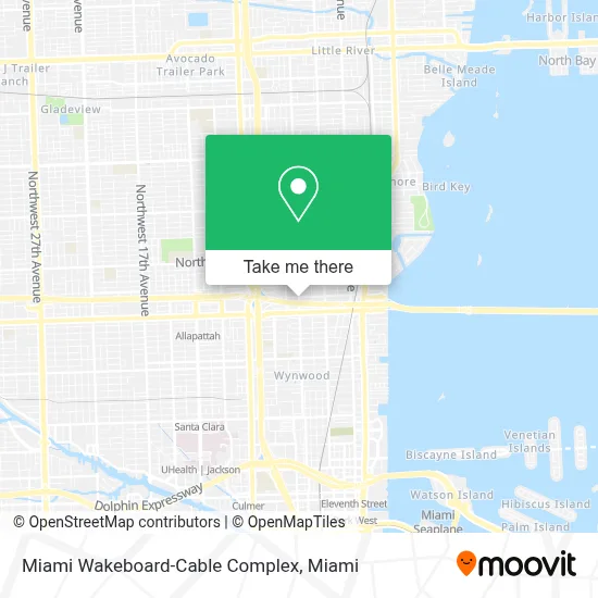 Miami Wakeboard-Cable Complex map