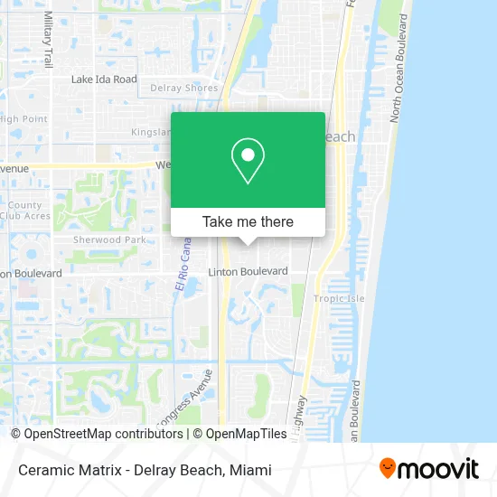 Ceramic Matrix - Delray Beach map