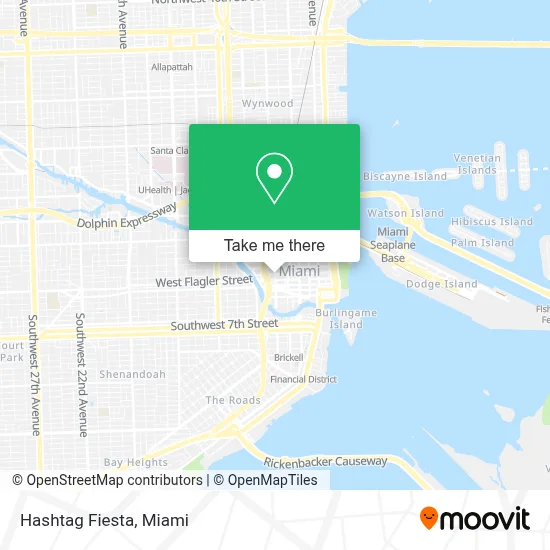 Hashtag Fiesta map