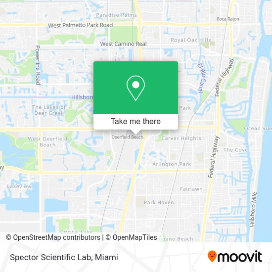 Spector Scientific Lab map