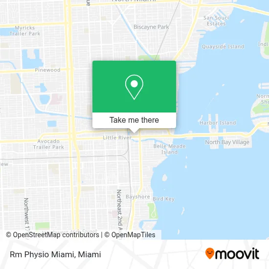 Rm Physio Miami map