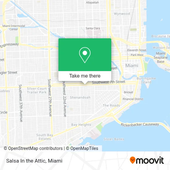Salsa In the Attic map