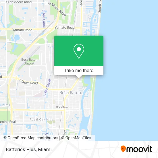 Batteries Plus map