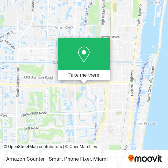 Amazon Counter - Smart Phone Fixer map