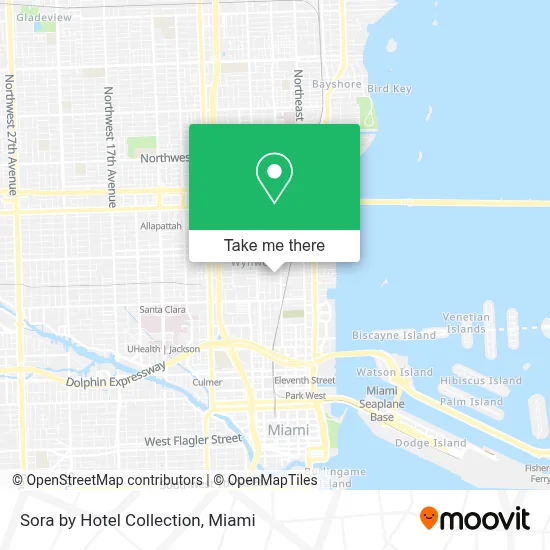 Sora by Hotel Collection map
