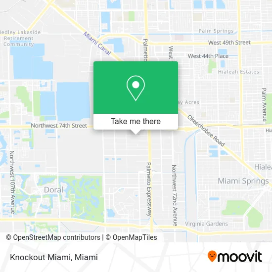Knockout Miami map