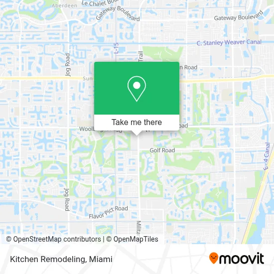 Kitchen Remodeling map