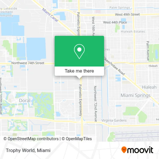 Trophy World map