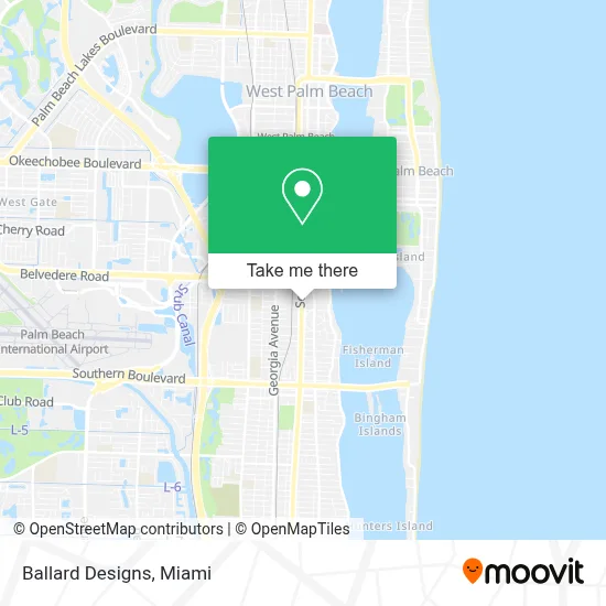 Ballard Designs map