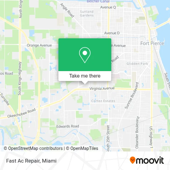 Fast Ac Repair map