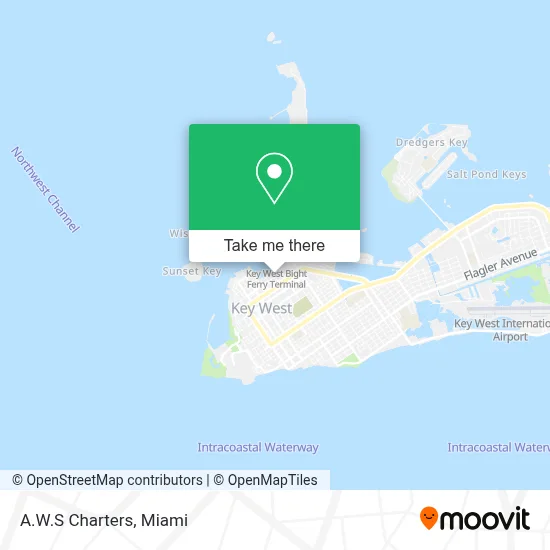 A.W.S Charters map