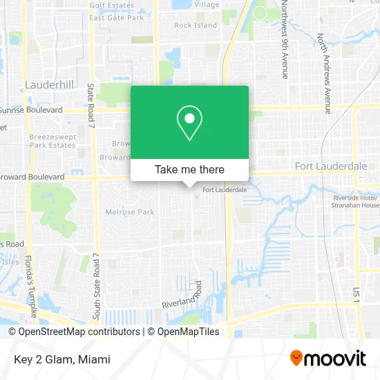 Key 2 Glam map