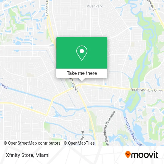 Xfinity Store map