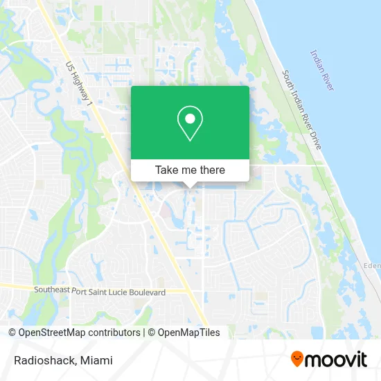 Radioshack map