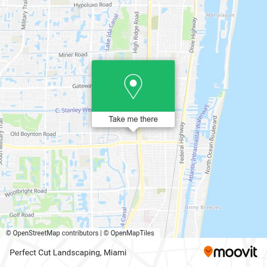Perfect Cut Landscaping map