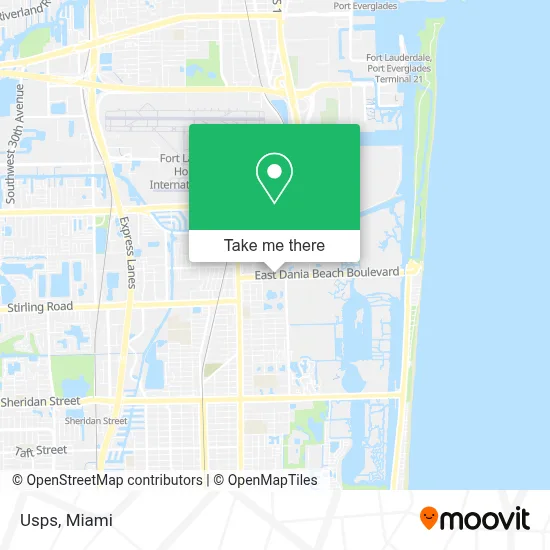 Usps map