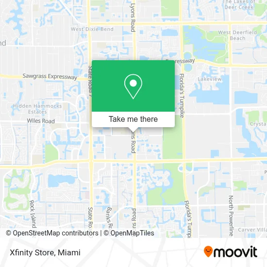 Xfinity Store map
