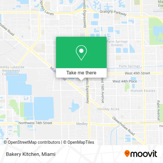Bakery Kitchen map