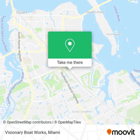 Visionary Boat Works map