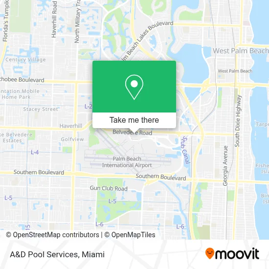 A&D Pool Services map