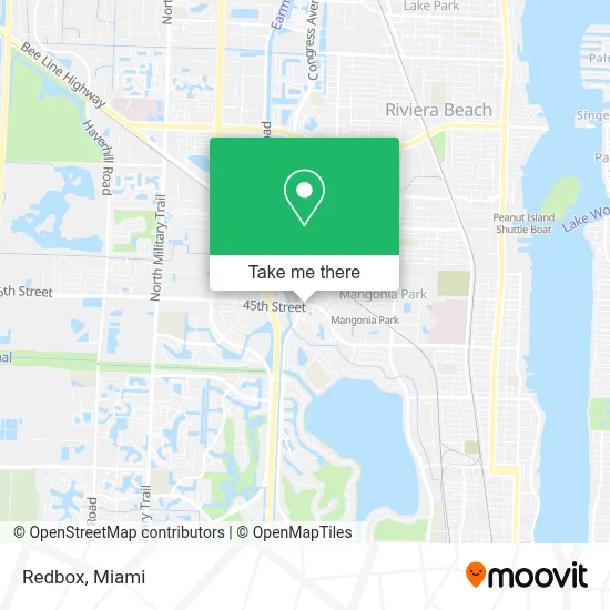 Redbox map