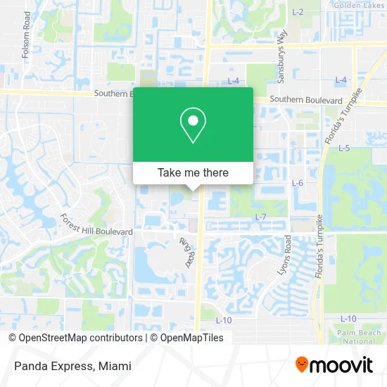 Panda Express map
