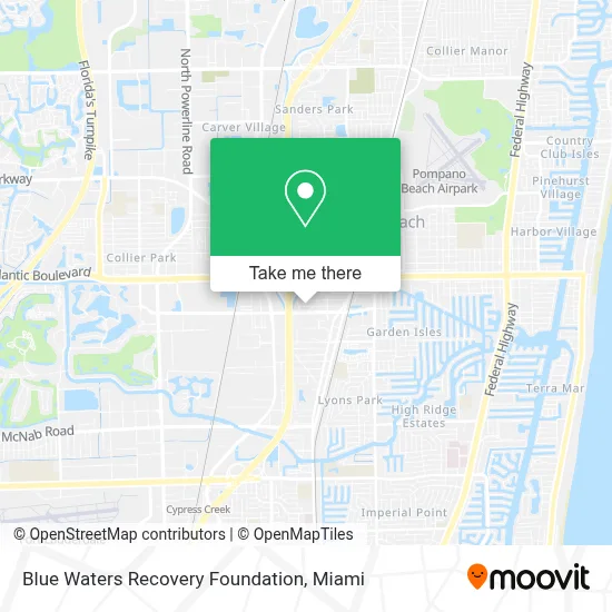 Blue Waters Recovery Foundation map
