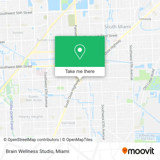 Brain Wellness Studio map