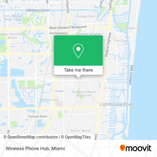 Wireless Phone Hub map