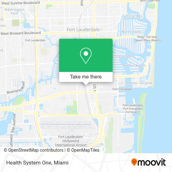 Health System One map
