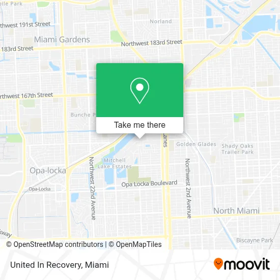 United In Recovery map