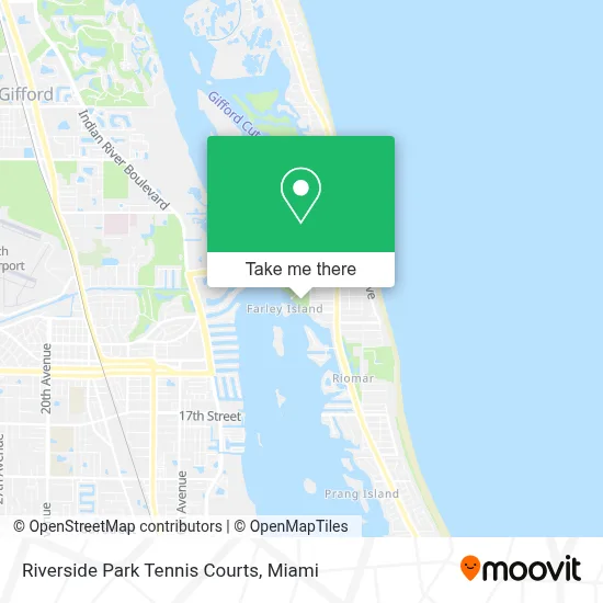 Riverside Park Tennis Courts map
