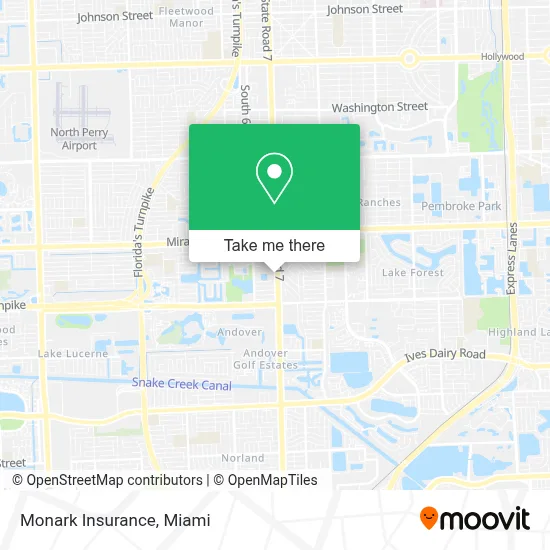 Monark Insurance map