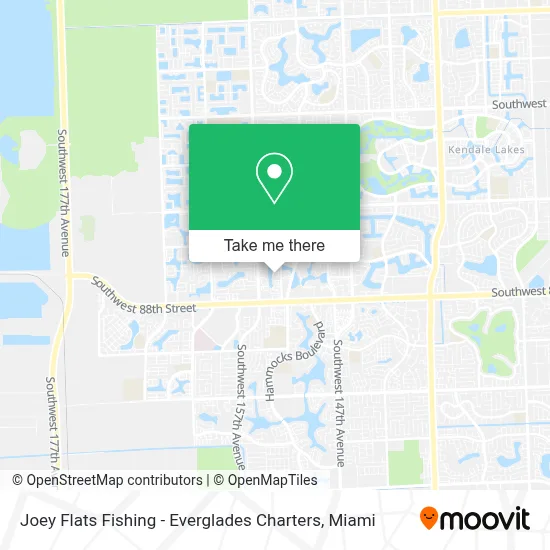 Joey Flats Fishing - Everglades Charters map